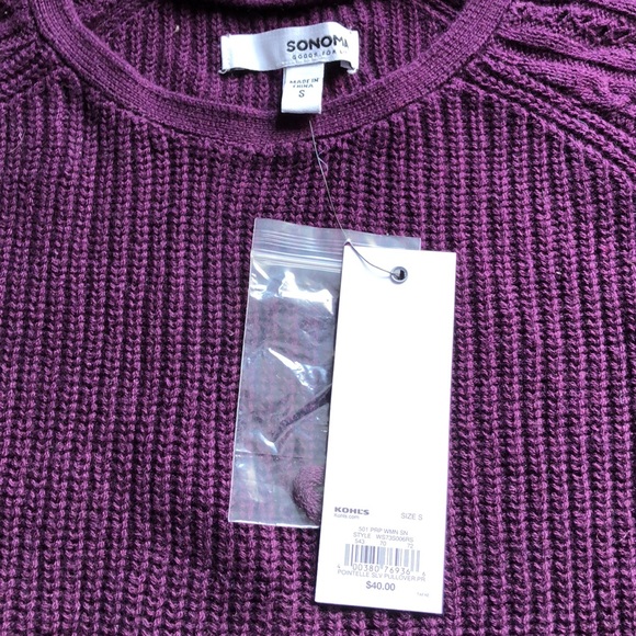 NWT Sonoma Sweater - Picture 2 of 3